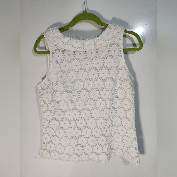 Talbots Tops - Talbots Embroidery Lace Top, Size 6